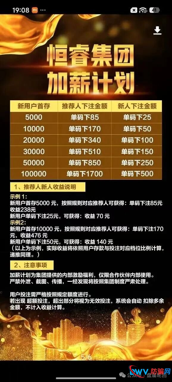 反诈警示图片